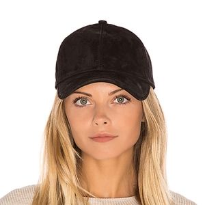 Rag & Bone suede baseball hat